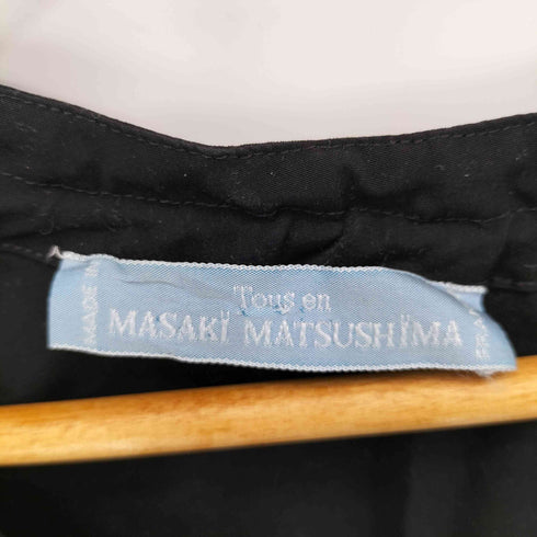 マサキマツシマ MASAKI MATSUSHIMA MADE IN FRANCE ドローコード L/S ワンピース レディース