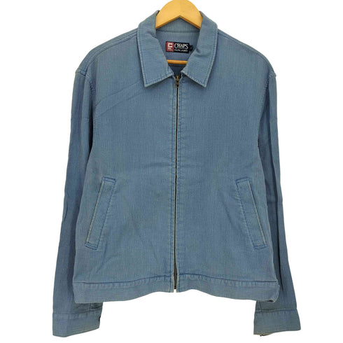 チャップスラルフローレン CHAPS RALPH LAUREN 90s ピケ生地 スイングトップ ジップアップジャケット メンズ import:L