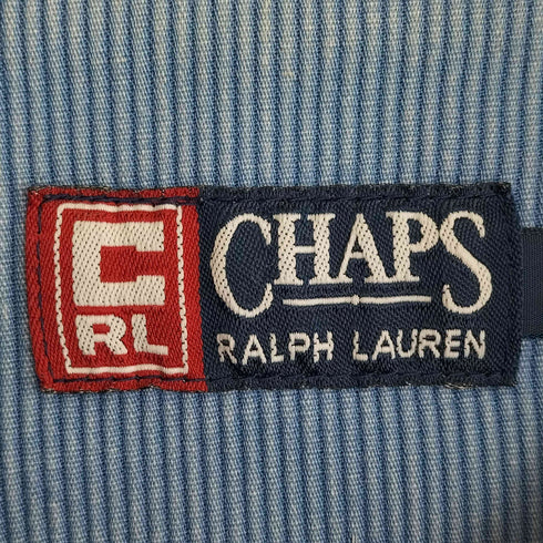チャップスラルフローレン CHAPS RALPH LAUREN 90s ピケ生地 スイングトップ ジップアップジャケット メンズ import:L