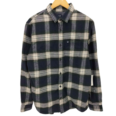 ギャップ Gap 24AW INTL LS LOGO チェック L/S シャツ メンズ import:M