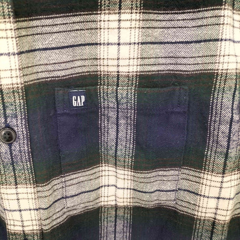 ギャップ Gap 24AW INTL LS LOGO チェック L/S シャツ メンズ import:M