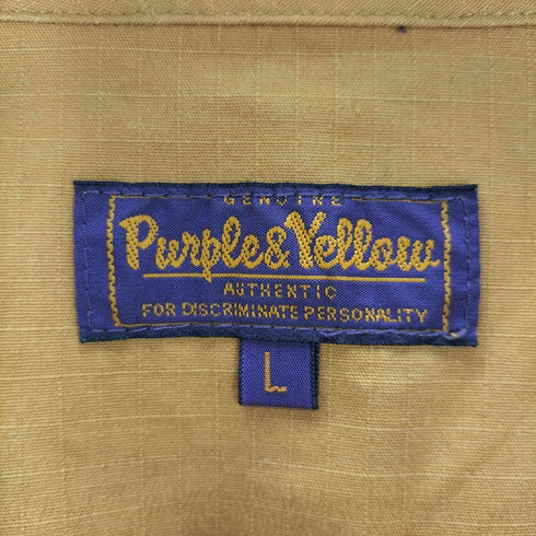 パープルアンドイエロー Purple&Yellow リップストップ タクティカルベスト メンズ JPN:L