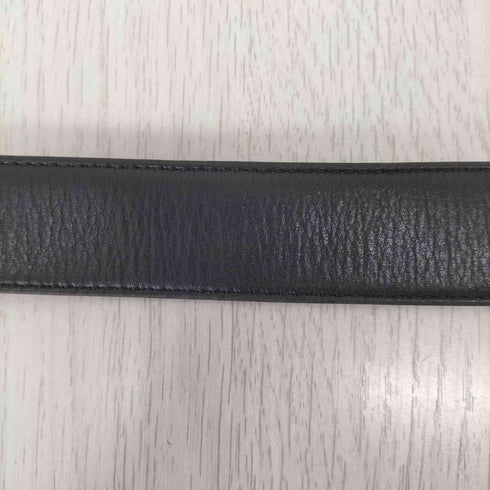 イヴサンローラン Yves Saint Laurent ロゴバックル レザー ベルト メンズ