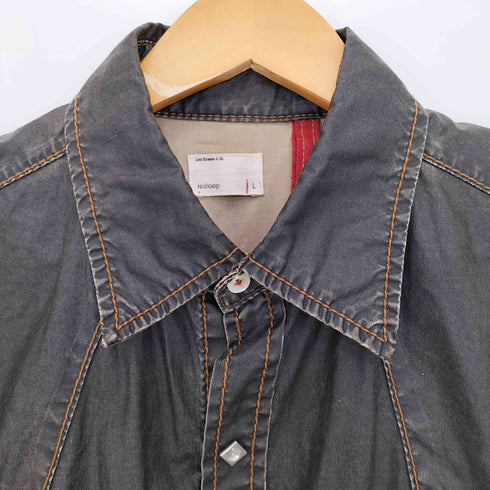 リーバイス Levis redloop スナップボタン コーティング ウエスタンシャツ メンズ import:L