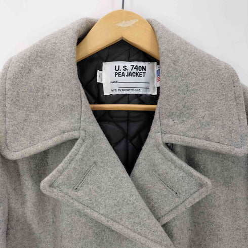 ショット Schott USA製 裏地キルティング U.S.740N PEA JACKET メンズ US:40