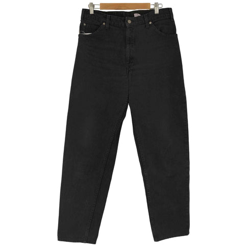 リーバイス Levis 93年製 USA製 550 オレンジタブ ブラックデニムパンツ メンズ 34X36