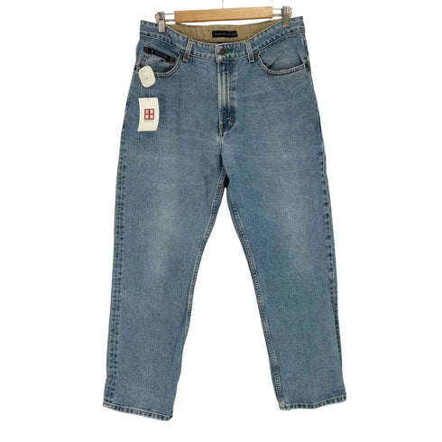 トミーヒルフィガー TOMMY HILFIGER ワイドテーパードデニムパンツ メンズ 35/30