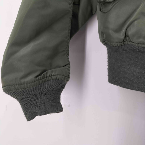 アルファインダストリーズ ALPHA INDUSTRIES USA製 IDEALジッパー MA-1 フライトジャケット メンズ import:M