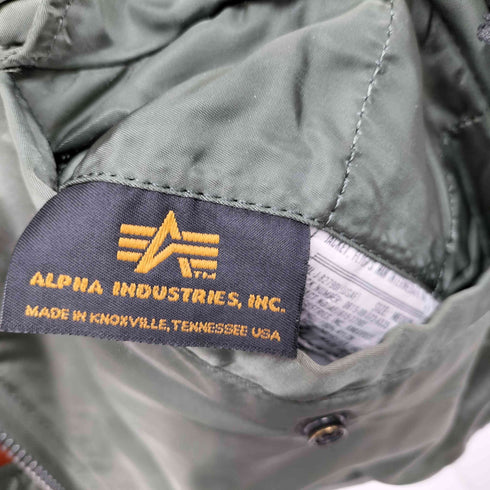アルファインダストリーズ ALPHA INDUSTRIES USA製 IDEALジッパー MA-1 フライトジャケット メンズ import:M