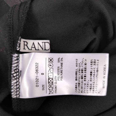 ランデブー randeboo Asymmetry long skirt レディース 0