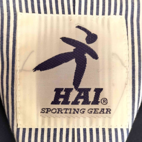 イッセイミヤケハイスポーティングギア ISSEY MIYAKE HAI SPORTING GEAR 裏地ストライプ 4Bジャケット&バックスリット ロングスカート セットアップ レディース M