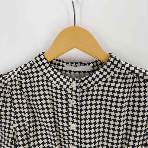 チーク cheek 総柄シャツ プリーツワンピース レディース JPN:S