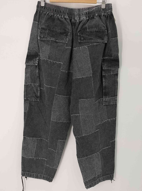 ハルハム HALHAM パッチワークデニムケミカル加工イージーカーゴパンツ メンズ JPN:L