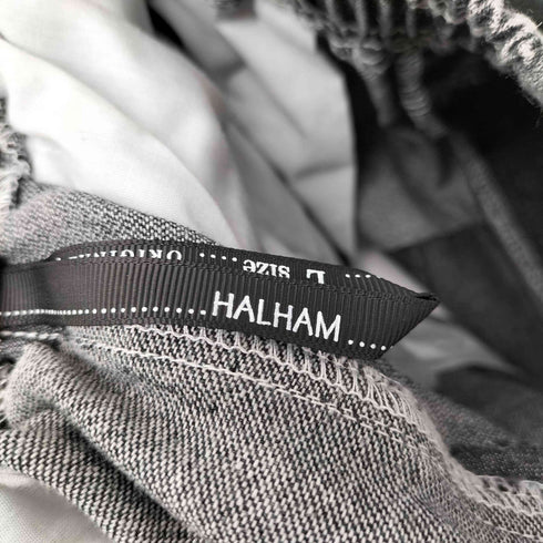 ハルハム HALHAM パッチワークデニムケミカル加工イージーカーゴパンツ メンズ JPN:L