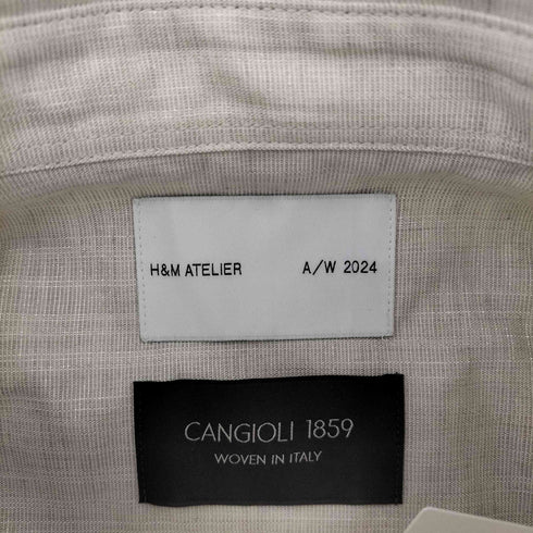 エイチアンドエム H&M atelier cangioli 1859 シマーシャツ メンズ import:XL