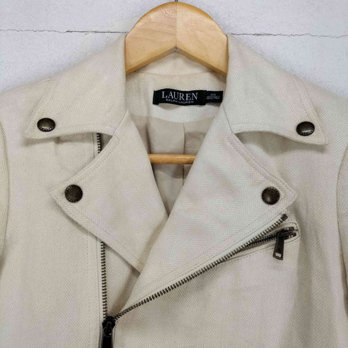 ローレンラルフローレン LAUREN RALPH LAUREN リネンヘリンボーンダブルライダース レディース 150