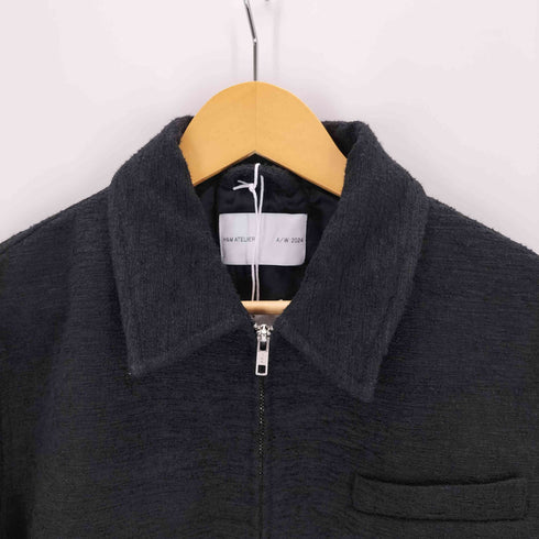 エイチアンドエム H&M atelier cangioli 1859 ツイードジップジャケット メンズ JPN:M