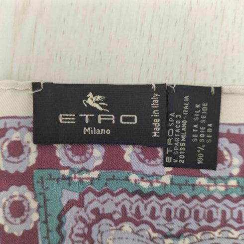 エトロ ETRO イタリア製 シルクハンカチ レディース