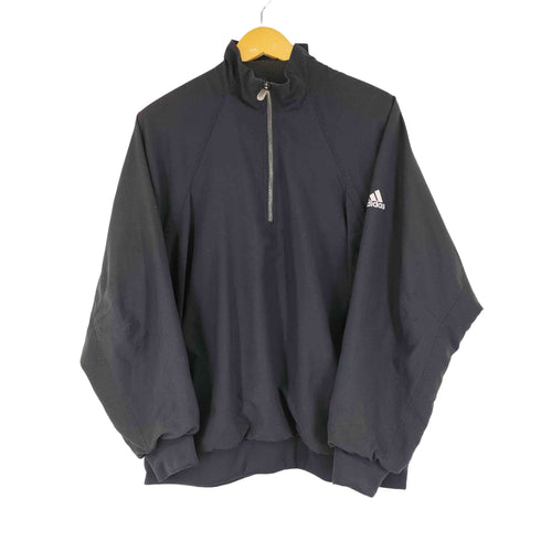 アディダス adidas 90~00s CLIMA SHELL ハーフジップジャケット メンズ JPN:L