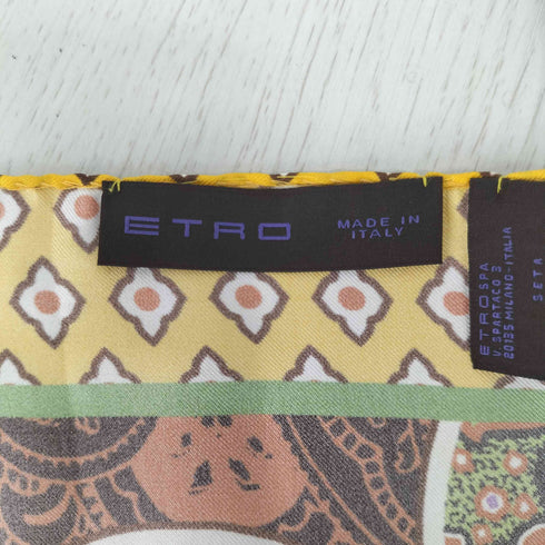 エトロ ETRO イタリア製 シルクハンカチ レディース