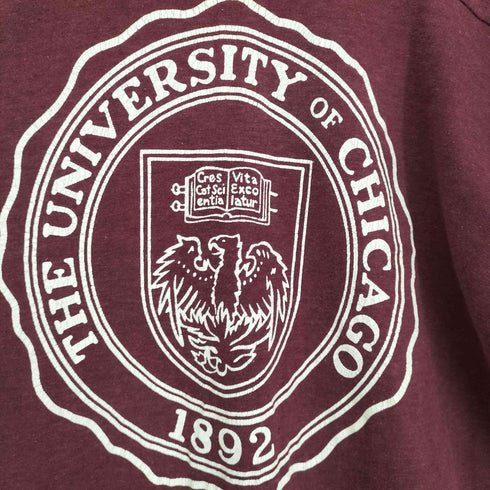 チャンピオン Champion 80S トリコタグ UNIVERSITY OF CHICAGO 7分袖カットソー メンズ S