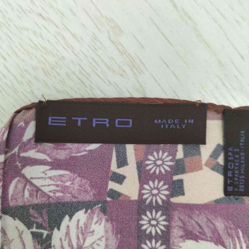エトロ ETRO イタリア製 シルクハンカチ レディース