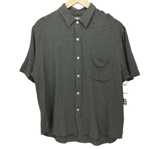 スティーブンアラン Steven Alan GINGHAM CHECK REGULAR COLLAR SHORT SLEEVE SHIRT/シャツ メンズ JPN:M