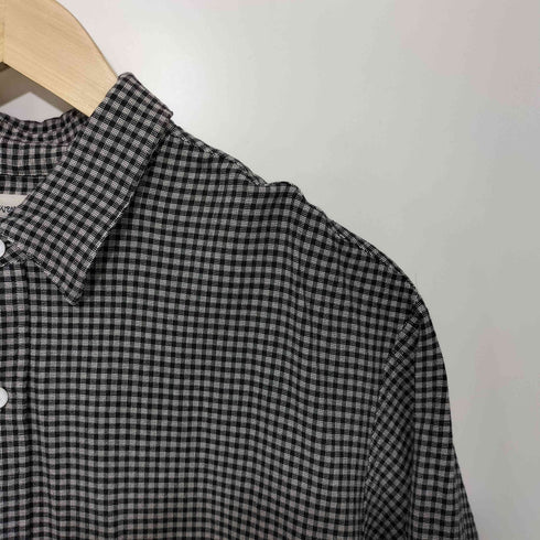 スティーブンアラン Steven Alan GINGHAM CHECK REGULAR COLLAR SHORT SLEEVE SHIRT/シャツ メンズ JPN:M