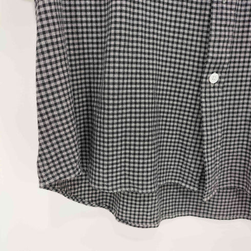 スティーブンアラン Steven Alan GINGHAM CHECK REGULAR COLLAR SHORT SLEEVE SHIRT/シャツ メンズ JPN:M