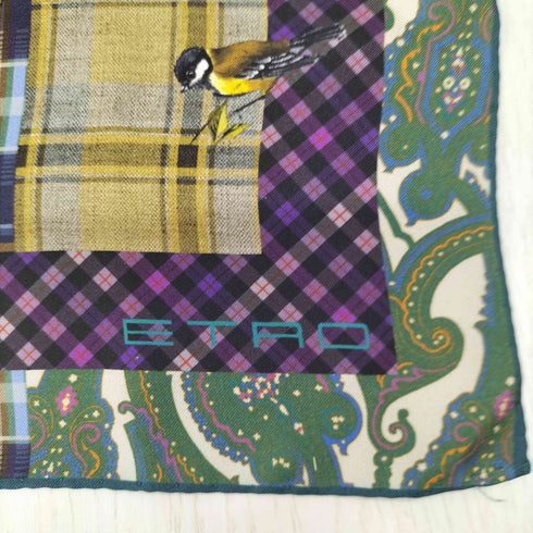 エトロ ETRO イタリア製 シルクハンカチ レディース