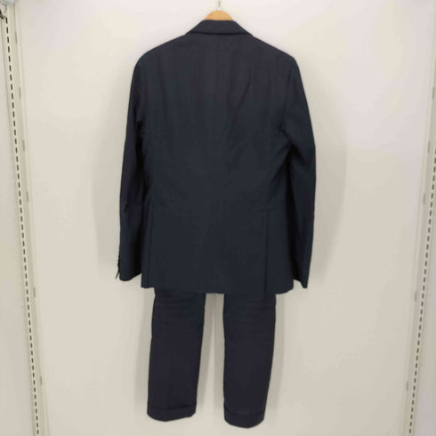 ラルディー二 LARDINI DEEP 3B テーラード ジャケット スラックス トロピカル ウール スーツ セットアップ メンズ 46