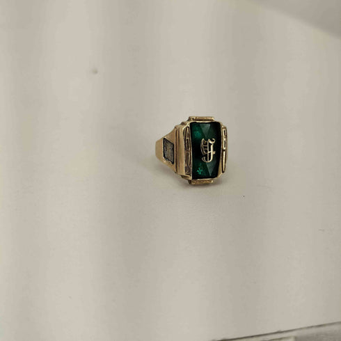1979 10K カレッジリング メンズ 7号