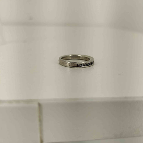ヨンドシー 4℃ SILVER ジルコニア リング メンズ 7号