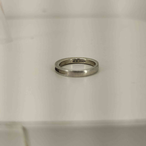 ヨンドシー 4℃ SILVER ジルコニア リング メンズ 7号