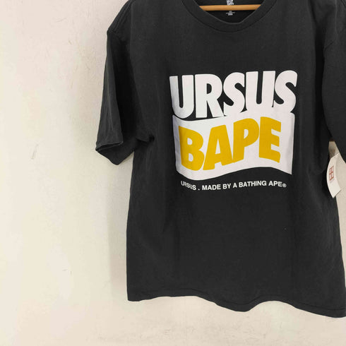 アーサスベイプ URSUS BAPE フロントロゴプリントTシャツ BAPE 裏原 メンズ XTRAL