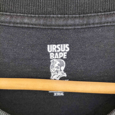 アーサスベイプ URSUS BAPE フロントロゴプリントTシャツ BAPE 裏原 メンズ XTRAL