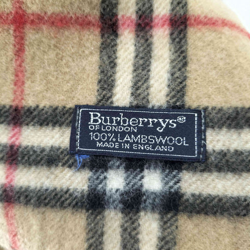 バーバリーズ BURBERRYS ラムウール ノバチェック マフラー レディース