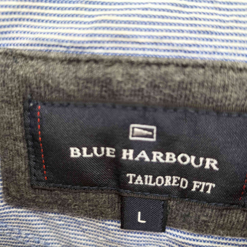 BLUE HARBOUR ロングスリーブ ラガーシャツ メンズ L