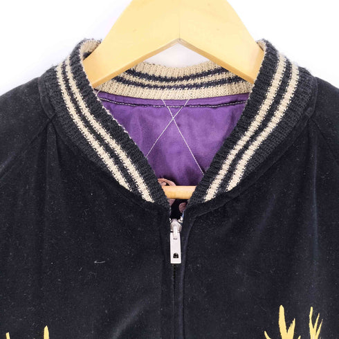 テイラートウヨウ TAILOR TOYO テーラー東洋 別珍 サテンキルト 刺繍 リバーシブル スカジャン スーベニアジャケット メンズ JPN:M