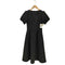 バースデーバッシュ BIRTHDAY BASH WAIST TUCK SQUARE COLLAR A LINE DRESS レディース