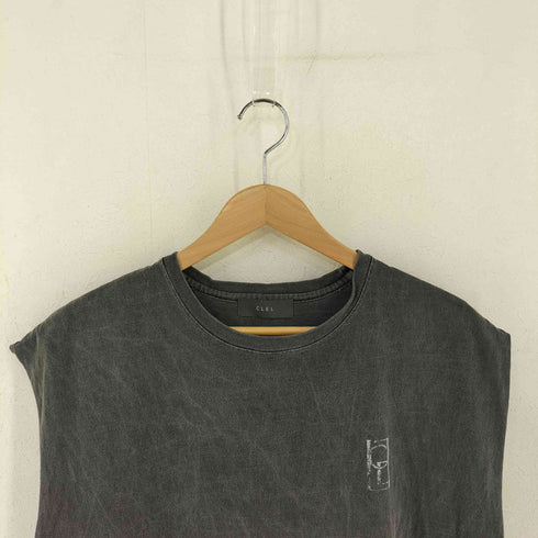 クレイル CLEL Vintage Design Sleeveless Print T-Shirt メンズ JPN:L