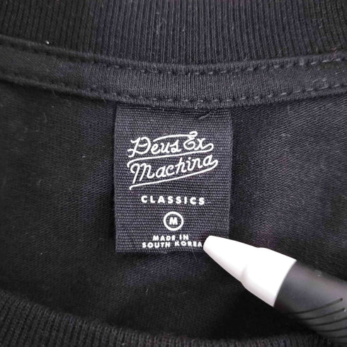 デウスエクスマキナ Deus Ex Machina × HELINOX 両面プリント クルーネック Tシャツ メンズ import:M