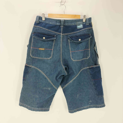HOBODNM B系 ワイド デニムハーフパンツ メンズ 36