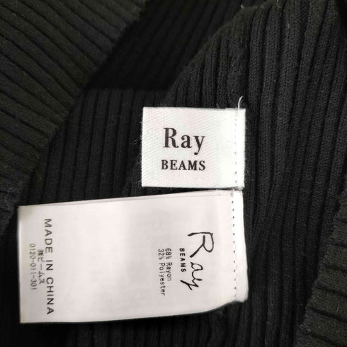 レイビームス Ray BEAMS 14G リブタートルニット レディース FREE
