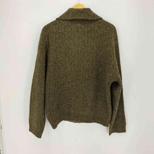 ドッカーズ DOCKERS くるみボタン ジップアップ ニットジャケット メンズ L