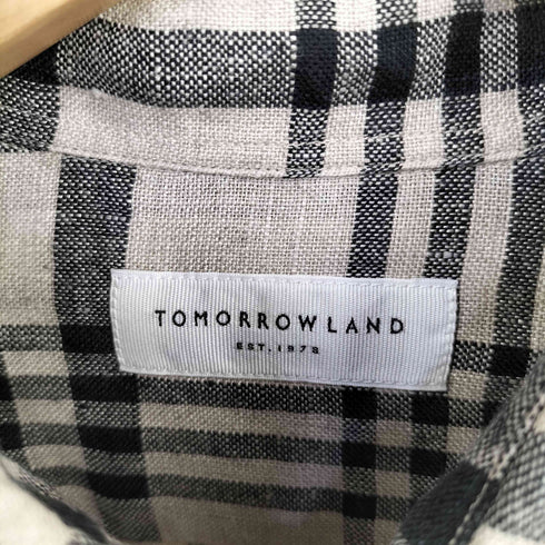 トゥモローランド TOMORROWLAND フレンチリネン レギュラーカラーシャツ メンズ JPN:M