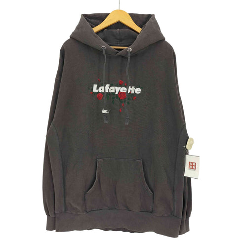 ラファイエット Lafayette ROSE LOGO US COTTON PIGMENT DYED HOODIE ローズ 薔薇 メンズ import:XXL