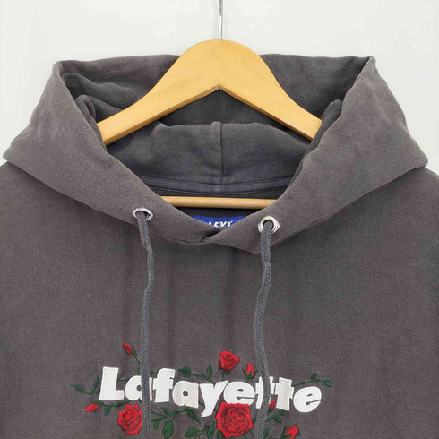 ラファイエット Lafayette ROSE LOGO US COTTON PIGMENT DYED HOODIE ローズ 薔薇 メンズ import:XXL