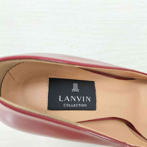ランバンコレクション LANVIN COLLECTION エナメルパンプス レディース JPN:23.5