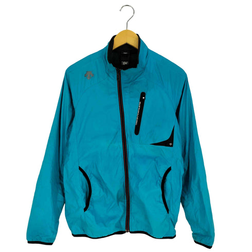 デサント descente ロゴプリント 裏地メッシュ ウインドブレーカー ジップアップジャケット メンズ import:M